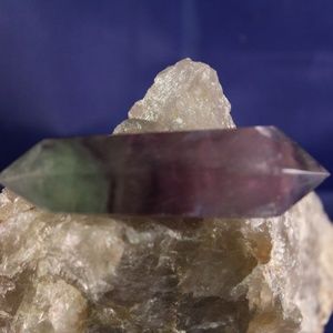 Double Terminated Fluorite Point
